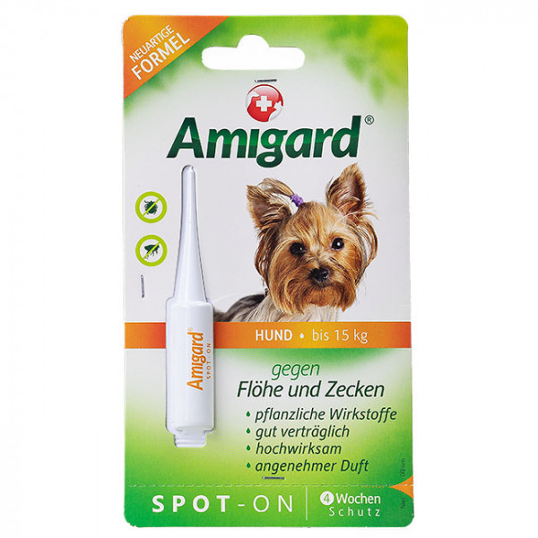 Amigard Spot-On Hund unter 15kg 1x2ml