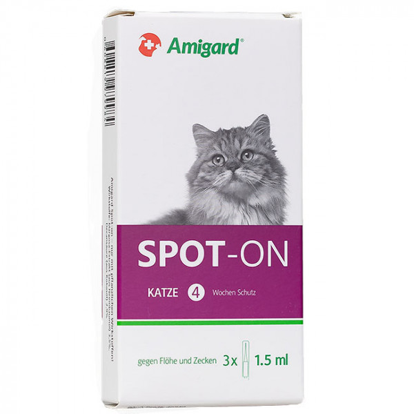 Amigard Spot-On Katze 3x1,5ml